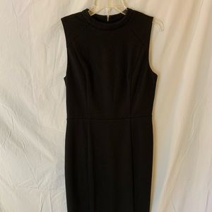 LOFT black pencil dress